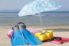 白砂青松の美しい大浜海水浴場