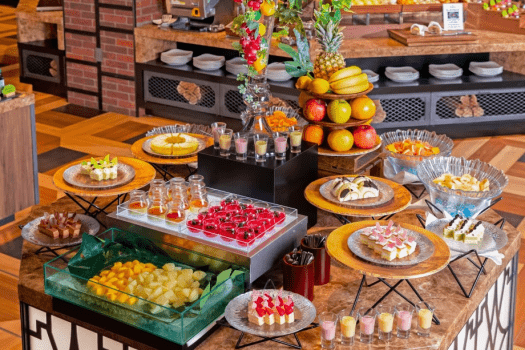 【朝食/ビュッフェ】お食事のあとはデザートをお楽しみください。