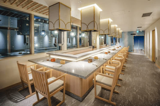 【夕食】海鮮炉端　北乃路　カウンター席