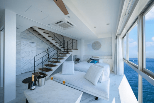 【最上階メゾネット】プライベートサウナ＆露天風呂付スイートダブル