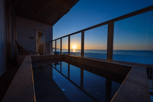 【サウナ＆露天風呂付】デラックスダブル（3階／オーシャンビュー）