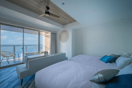 【3階／オーシャンビュー】露天風呂付スーペリアツイン