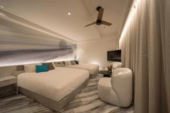 【3階／オーシャンビュー】露天風呂付スーペリアツイン（クイーンサイズベッド）