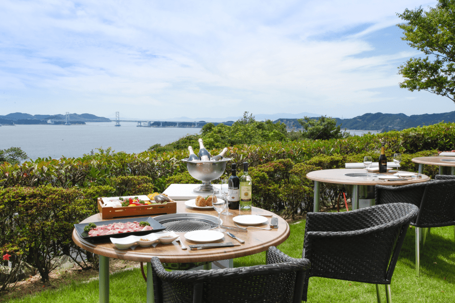 御食国・淡路島の山海の幸を夕陽で染まるガーデンテラスで愉しむ特選バーベキュー≪料理イメージ≫