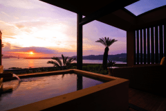 全室にあなただけの専有露天風呂とテラスを有する特別客室「別邸 蒼空-SOLA-天空TypeA」