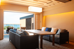 全室にあなただけの専有露天風呂とテラスを有する特別客室「別邸 蒼空-SOLA-離れ」