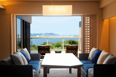 全室にあなただけの専有露天風呂とテラスを有する特別客室「別邸 蒼空-SOLA-離れ」