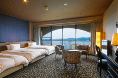 【ハイフロア】スーペリア洋室(42平米・鳴門海峡ビュー)【禁煙】