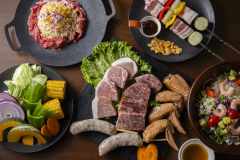 【1泊2食・スタンダードBBQプラン】"近江地鶏"や地元滋賀の旬な食材をふんだんにつかった・こだわりのBBQディナー