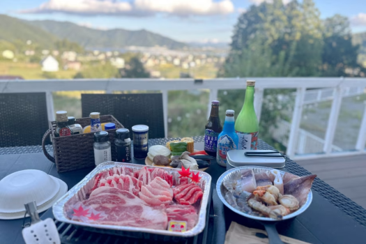 圧巻の富士ビュー！大自然を眺めながら豪快BBQプラン【2食付き】