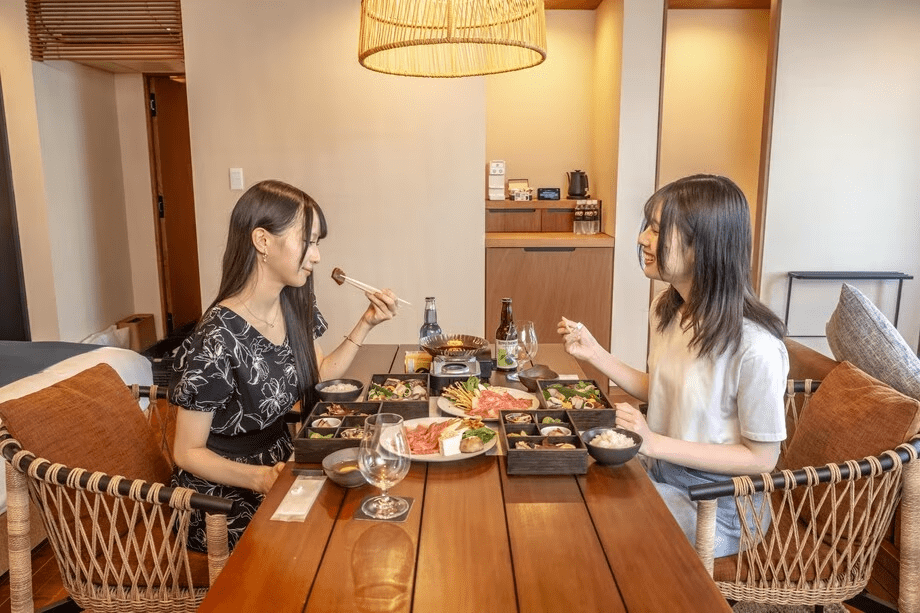 【1日1部屋限定】ご夕食はお部屋でゆっくりと。大分和牛のすき焼きと豊後彩り箱膳を堪能する(夕朝食付) 【1日1部屋限定】ご夕食はお部屋でゆっくりと。大分和牛のすき焼きと豊後彩り箱膳を堪能する(夕朝食付)
