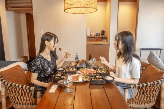 【1日1部屋限定】ご夕食はお部屋でゆっくりと。大分和牛のすき焼きと豊後彩り箱膳を堪能する(夕朝食付) 【1日1部屋限定】ご夕食はお部屋でゆっくりと。大分和牛のすき焼きと豊後彩り箱膳を堪能する(夕朝食付)
