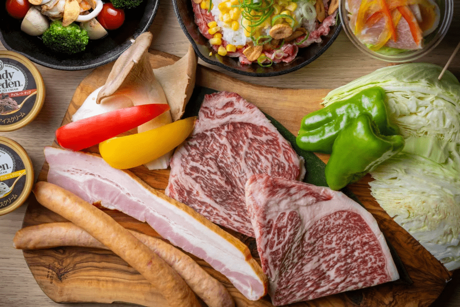 【日帰りBBQ】厳選食材の特製BBQ付！手ぶらで楽しむ食材付きプラン＜選べるお食事＞