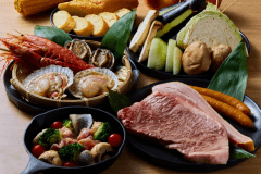 《2食付》【プレミアムBBQ】国産牛や海鮮などの厳選食材を堪能！青い海と美しい夕焼けに癒される絶景グランピング