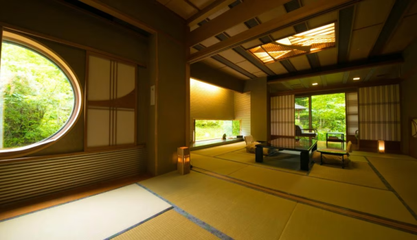 *客室専用露天風呂付 「特別室 和室SP(12.5+8畳+お茶室)」 *客室専用露天風呂付 「特別室 和室SP(12.5+8畳+お茶室)」