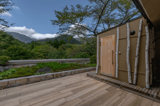 *客室専用露天風呂付　「サウナ・テラス付和室A（12.5+4.5畳+テラス）」