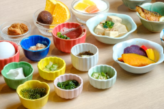 【朝食ブッフェメニュー一例】◆沖縄の旬の味覚を存分にお楽しみください。