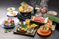 2025夏　木暮会席膳(お料理の一例)　　※献立は季節によって内容が異なります。　　
季節ごとに趣向を凝らした和食会席膳。地元群馬県産の新鮮な食材をふんだんに使い、旬の味わいを丁寧に仕上げました。伝統と自然の恵みを存分にご堪能いただけるお料理です。