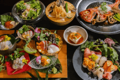 【1泊2食・美食旅】日本料理「天香」季節のおまかせコース｜天然温泉・プライベートサウナ付きオーシャンヴィラ