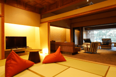 【特別フロア】 専有露天風呂付客室 TypeE （禁煙タイプ一例※客室により異なります）