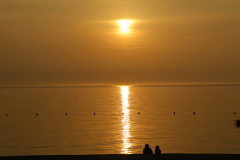 【日本の夕陽百選】名勝 慶野松原