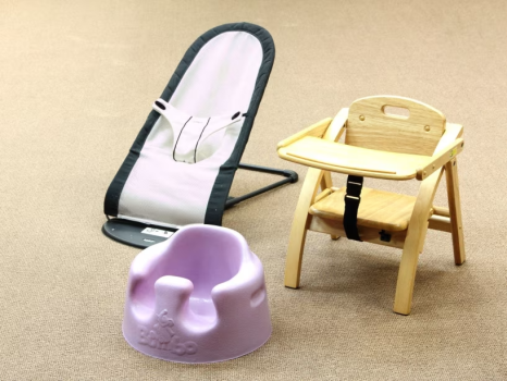 お子様用イスなど貸し出しております。※数量限定