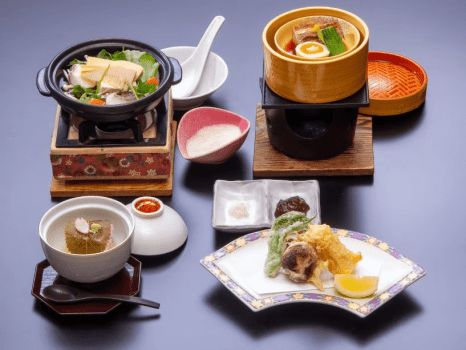 【2026春】桜鯛山菜とろろ鍋・石見ポーク角煮・竹の子挟み揚ぜんまい東寺揚・鰆道明寺蒸し