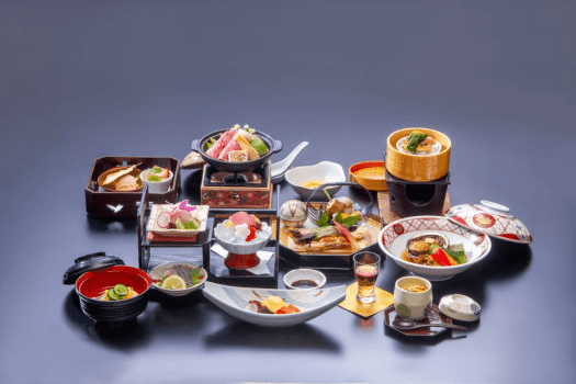 【公式サイト限定&times;島根和牛&times;あわび&times;夕食<お食事処>】玉造温泉で美食とご縁を堪能「縁（えにし）会席」