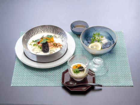 【2026夏&bull;饗宴会席】島根和牛冷しゃぶ・水貝・とろろ出雲蕎麦