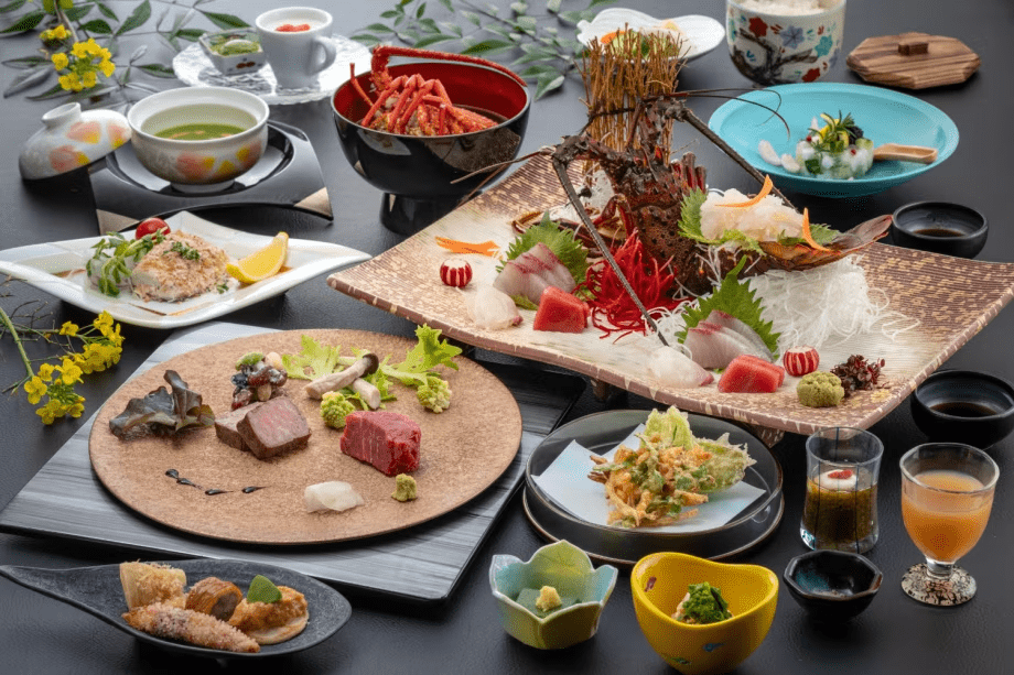 【最高級ランク-葵会席（Aoi）2026-春イメージ】高級食材の饗宴＜伊勢海老姿盛り&times;シャトーブリアン＞