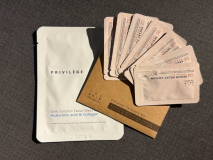 PRIVILEGEパック×1、スキンディライツ アルガンオイル メイク落とし×1、洗顔料×2、化粧水×2、乳液×2 PRIVILEGEパック×1、スキンディライツ アルガンオイル メイク落とし×1、洗顔料×2、化粧水×2、乳液×2