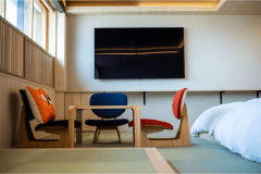 【ジャパニーズスイート-奏kanade】畳敷きのお部屋でお寛ぎください。