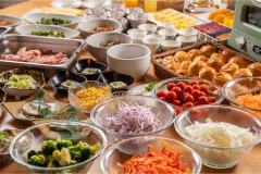 【レストランくにびき】栄養バランスも考えた朝食バイキング