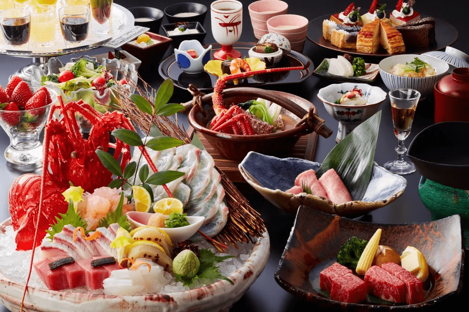 厳選された食材を使い、贅を尽くした会席料理　※イメージ