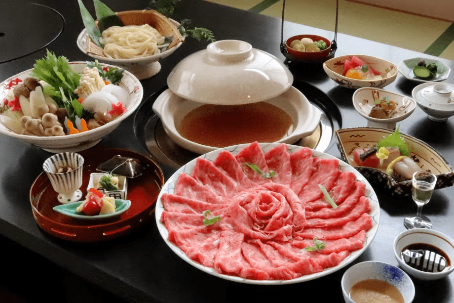 六甲和牛たっぷり180gしゃぶしゃぶ会席イメージ ※写真は4名様盛り 六甲和牛たっぷり180gしゃぶしゃぶ会席イメージ ※写真は4名様盛り