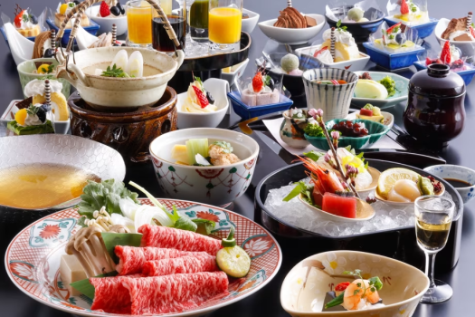 豊潤な旨みのつまった神戸牛をしゃぶしゃぶで。デザートバイキング付の贅沢なプランです※イメージ