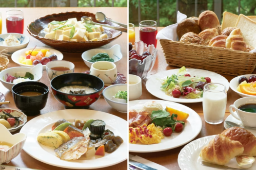 和洋食が楽しめる朝食バイキング　※イメージ