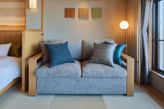 Japanese-Modern Room(Non-Smoking) with Scenic Open-Air Bath, Twin Beds, Kaiseki dinner [restaurant]