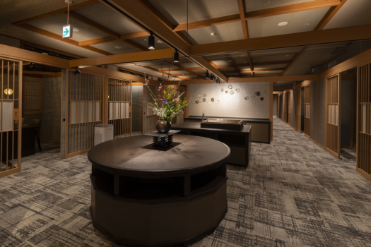 Koyu, a guest room with a special open-air bath Enjoy Omi beef shabu-shabu in a private room Breakfast is a Veranda Camping Breakfast