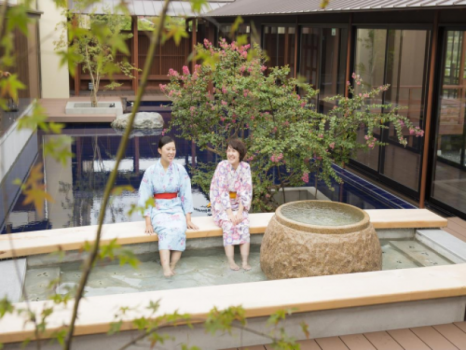 足湯、手湯