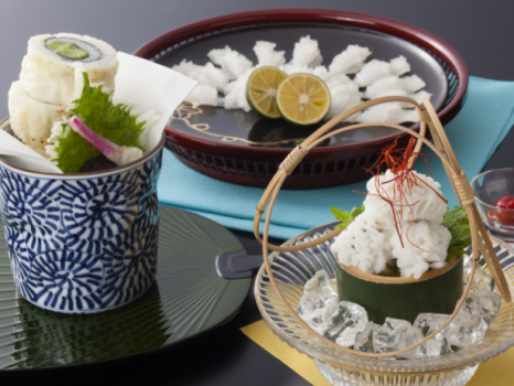 6月～8月夏限定【はも＆近江牛】◎鱧料理3品と◎近江牛ステーキ♪朝食は和食ブッフェ