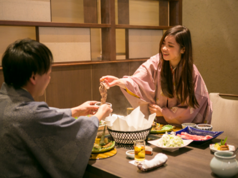 夜景が見えるお部屋で過ごす二人だけの贅沢プラン☆