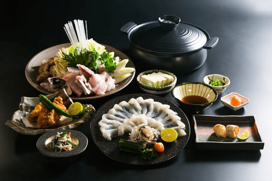 フグ料理の一例になります。