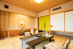 露天風呂付客室　室内(間取りは一例)