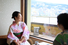 全室海側客室。お部屋から海を眺めてうっとり。