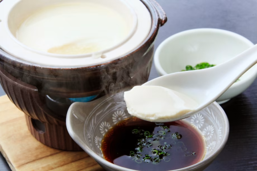 濃厚で熱々な“自家製豆腐”は栄養満点◎
