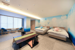 コンセプトルーム海【南津海】灰色のカラー畳は海の砂浜をイメージしました☆彡