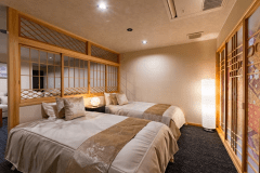 *【和モダンデザイナーズルーム（洋室）】ベッド