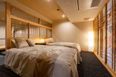 *【和モダン_デザイナールーム（和洋室）】ベッドは4台ございます