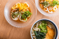 *【朝食一例】関西出汁のうどんをご堪能ください *【朝食一例】関西出汁のうどんをご堪能ください